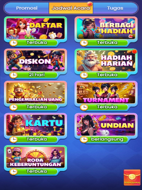 overview of daily bonuses in aplikasi 8id