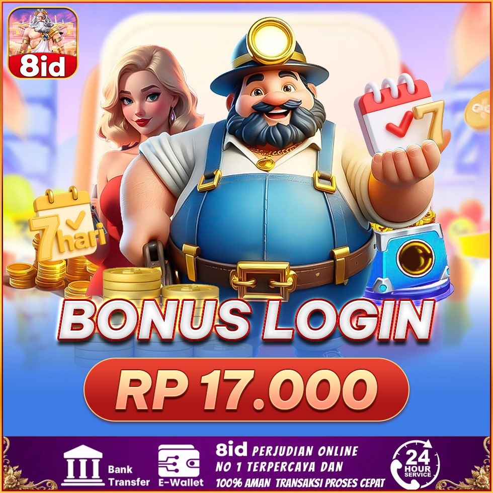 Slot Gacor Terpercaya bonus login Rp 17.000 di 8id apk