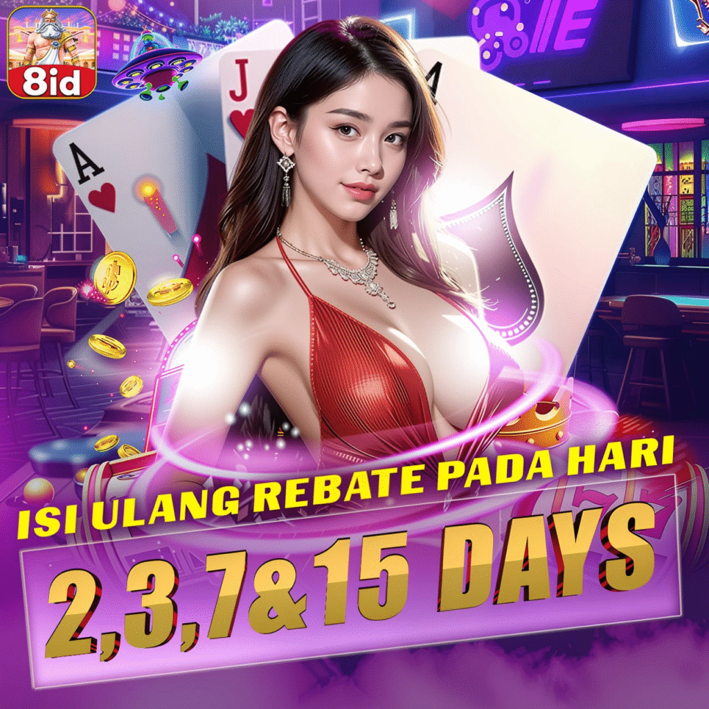 8id aplikasi download isi ulang rebate pada hari 2,3,7 dan 15 days