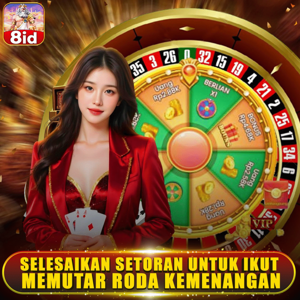 8id aplikasi download selesaikan setoran untuk ikut memutar roda kemenangan